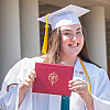 Caitlin Papalia poses with her diploma at Drive Through Graduation on August 1, 2020.